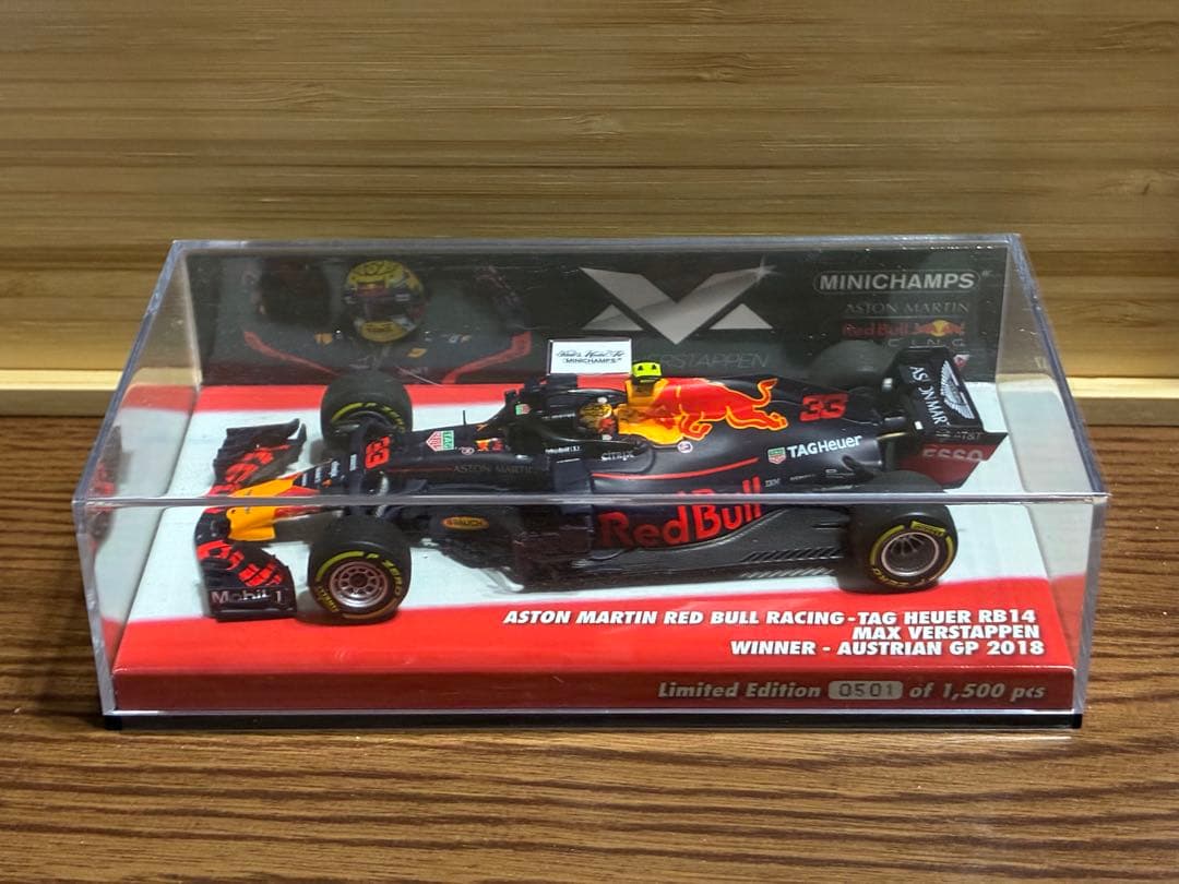 ミニチャンプス1/43 レッドブルRB14 M.フェルスタッペン