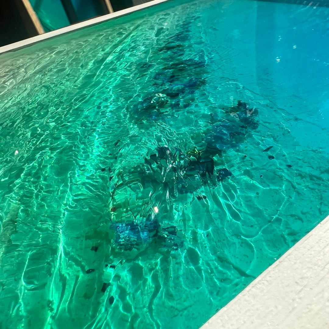 【レジンアート】波紋アート／B4パネル／壁掛け可能