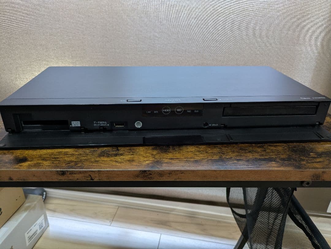 美品 SHARP ブルーレイレコーダー 1TB BD-W1100 2017年製