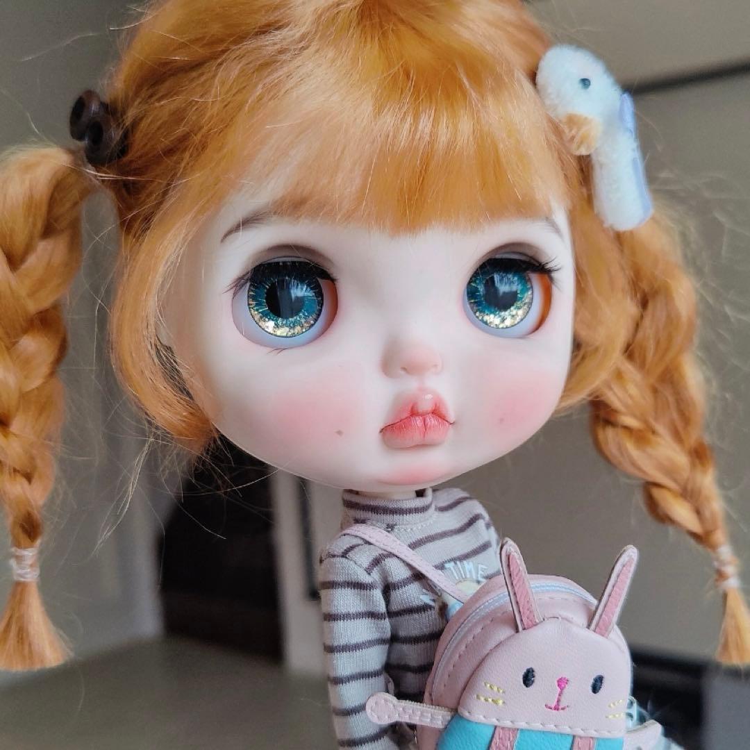 カスタムブライス 海外作家様 ぷっくりさん かわいい まんまる 人形 ドール