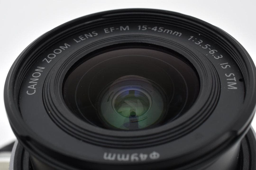 【美品】CANON EOS KISS M EF-M 15-45mm IS STM