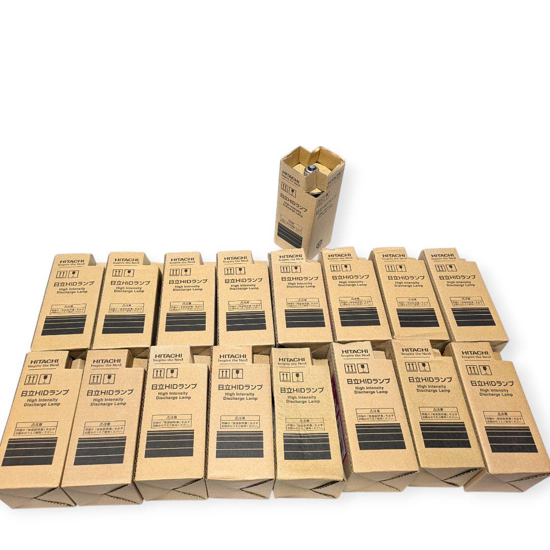 【希少】生産終了の日立水銀灯HF100X、未使用17個セット。設備保全に。