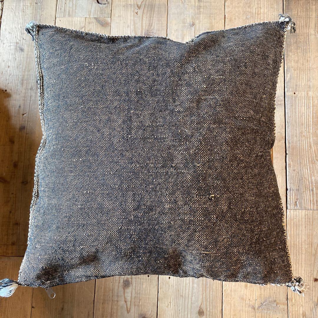 モロッコ製 カクタスシルク サブラ クッションカバー 約48×48cm