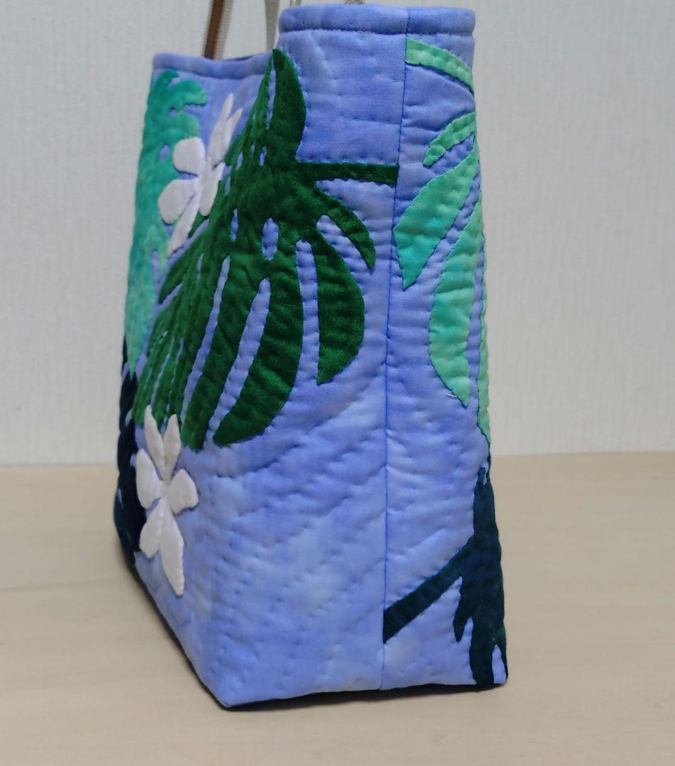 モンステラ・ハンドメイド・ハワイアンキルトバッグ