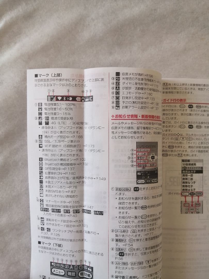 docomoらくらくホン F-01M 携帯電話 ACアダプタ 卓上ホルダー付き