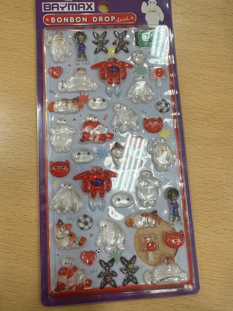 ぷ*ー様 【新品・正規品】ボンボンドロップシール ディズニー ベイマックス 第二