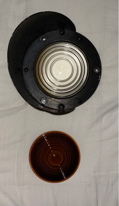 注意信号機（実物）近畿日本鉄道　ライトは付いていません。