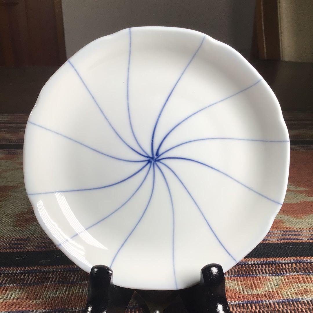 三洋陶器　三彩亭　龍峰　『てまり絵十客小皿』　小皿　10枚