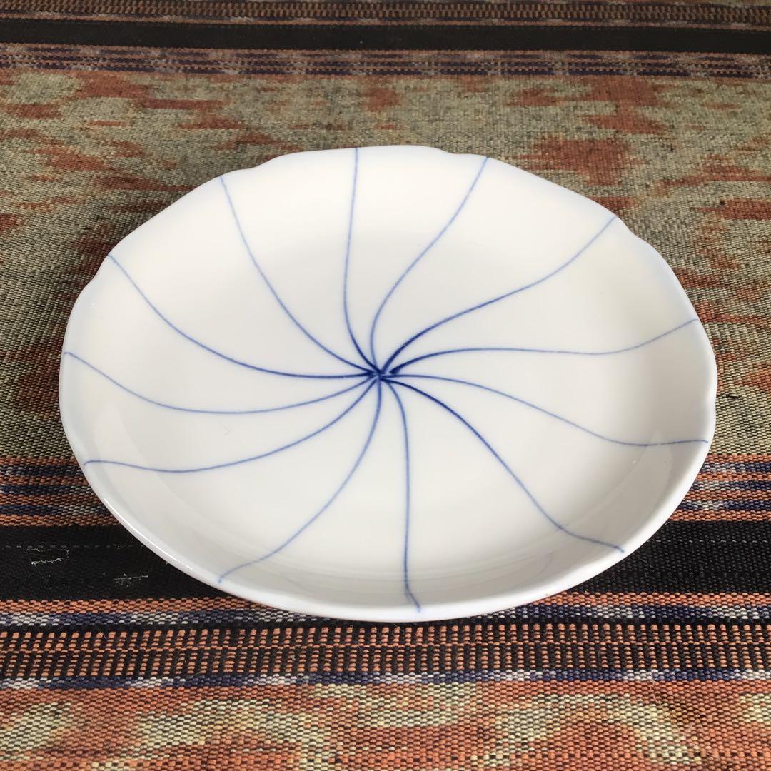 三洋陶器　三彩亭　龍峰　『てまり絵十客小皿』　小皿　10枚