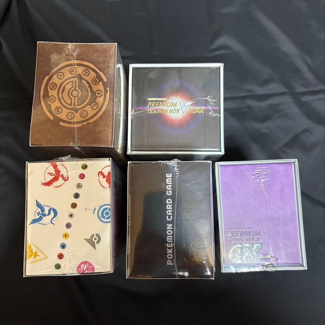 ポケモンカードゲーム ボックスセット　5種類　未開封品　シュリンク付