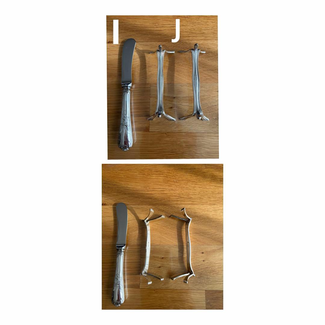 クリストフル　シルバーコーティング カトラリーセット 収納ケース付き