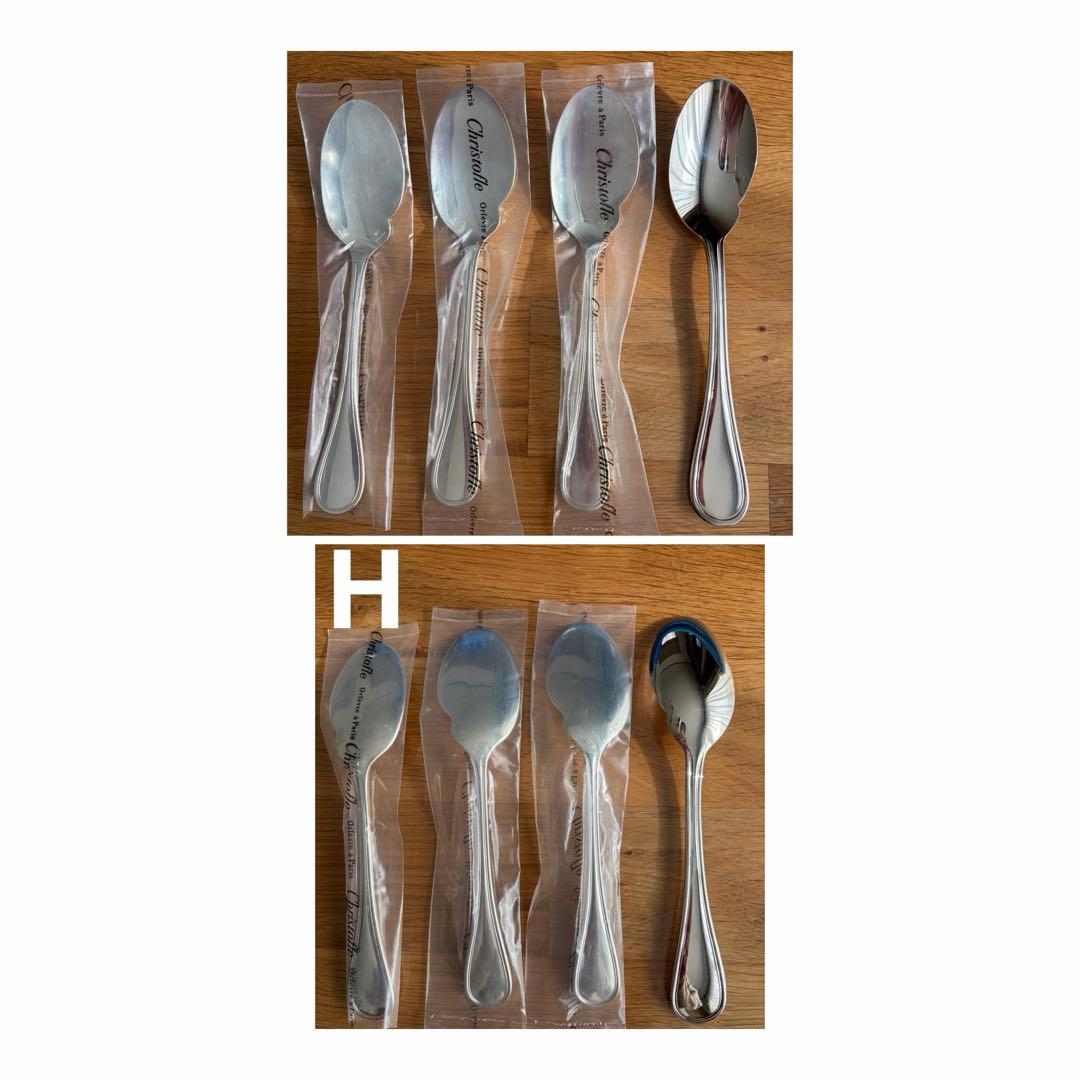 クリストフル　シルバーコーティング カトラリーセット 収納ケース付き