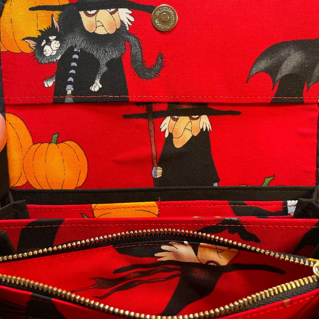 長財布　やりくり財布　ハンドメイド　レア生地