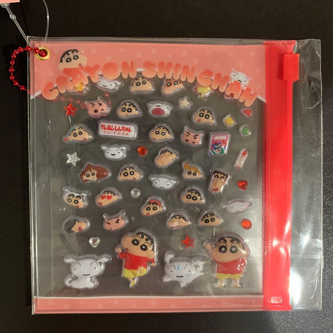 クレヨンしんちゃん　デコぱーつシール　全6点