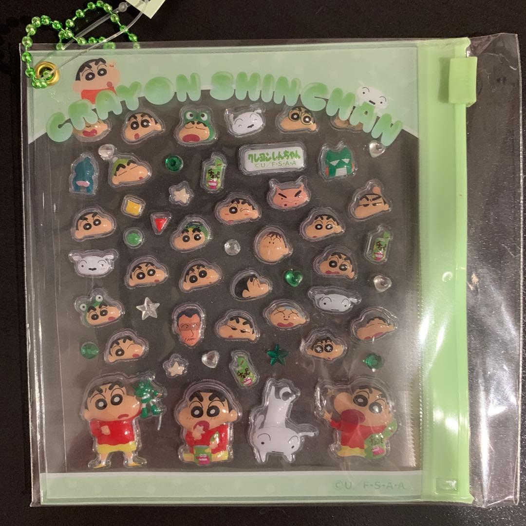 クレヨンしんちゃん　デコぱーつシール　全6点