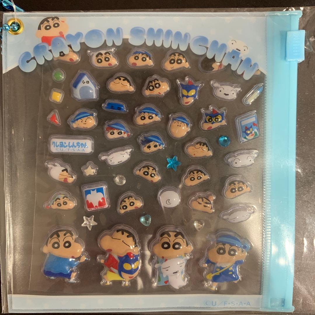 クレヨンしんちゃん　デコぱーつシール　全6点