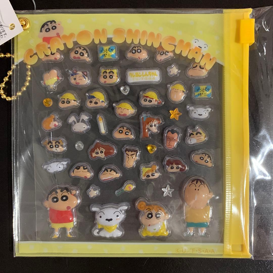 クレヨンしんちゃん　デコぱーつシール　全6点