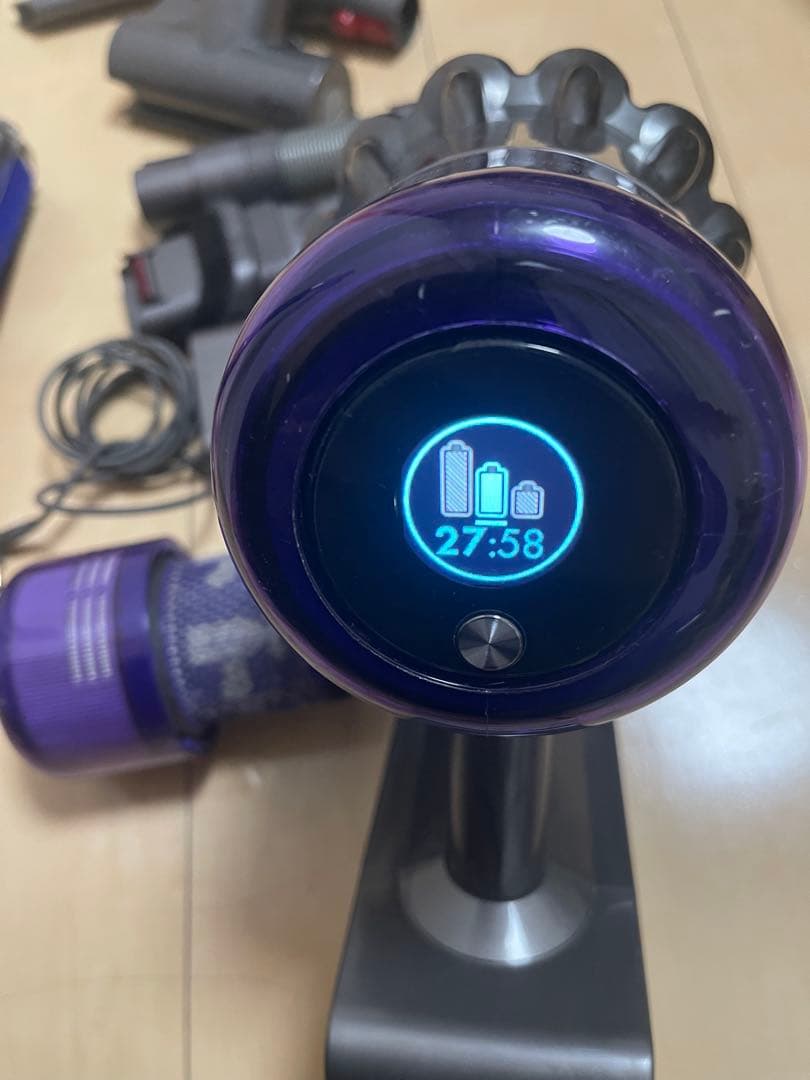 【美品)Dyson コードレスクリーナー V11 sv14エコーモード63分