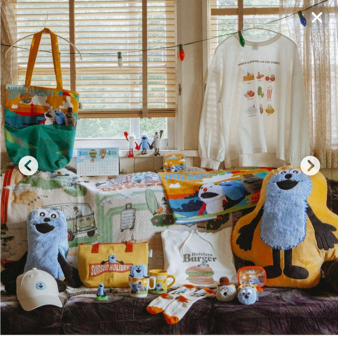 パペットスンスン　ニコアンド　おすわりオブジェ niko and…　スンスン