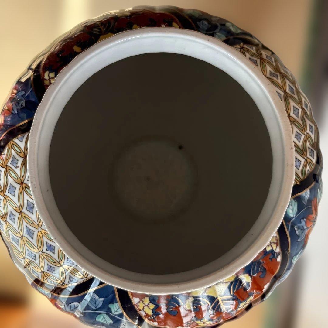 高さ約97cm 幅約35cm 沈香壺　有田焼　金龍窯