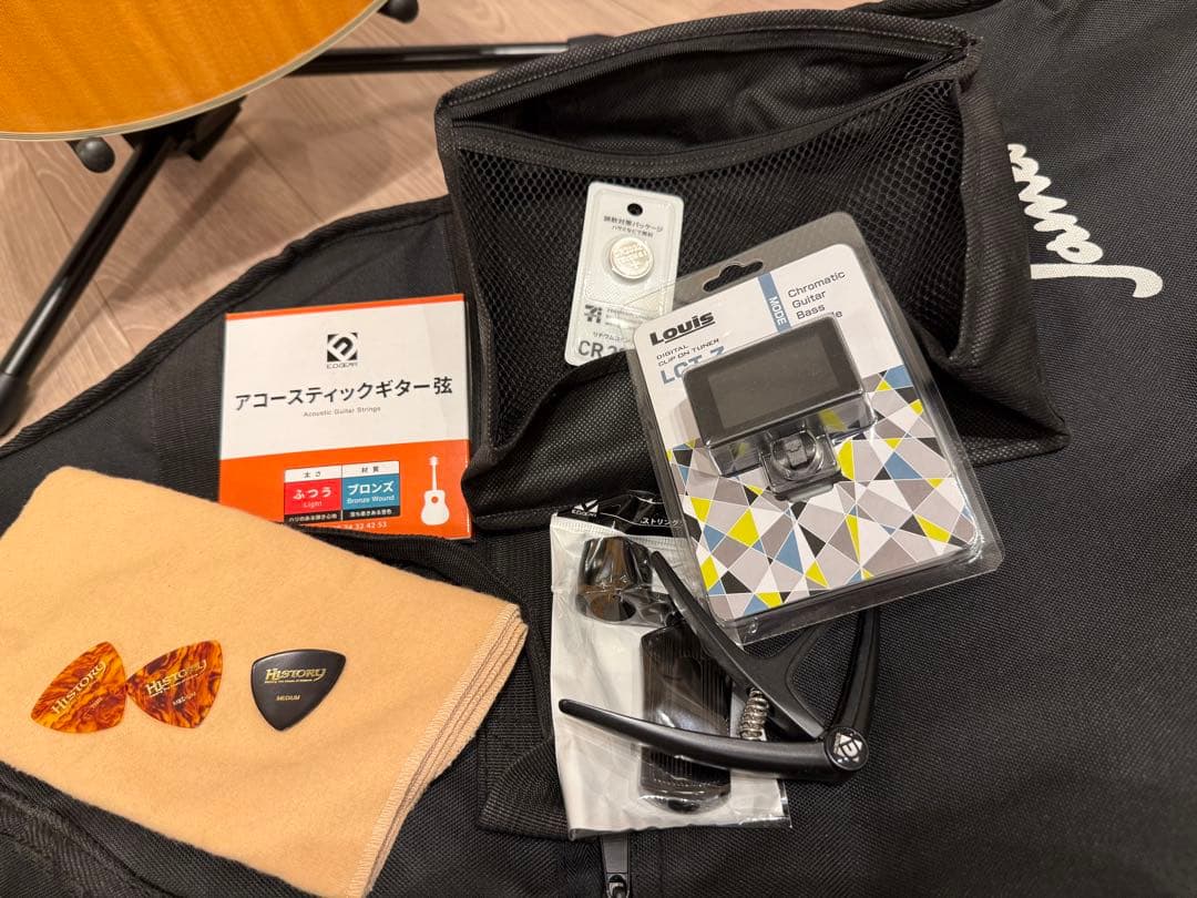 【美品】James J-300A NAT アコースティックギター 初心者セット