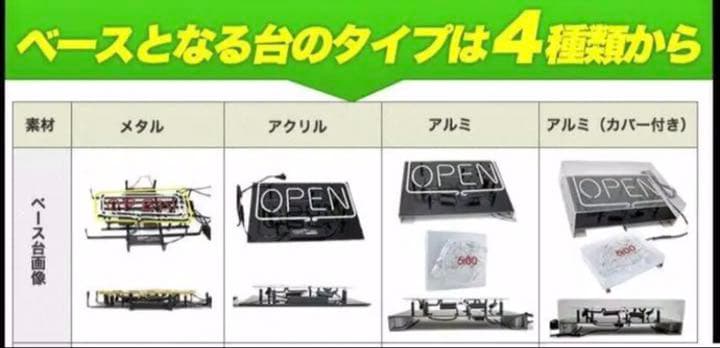 オーダーメイド　オリジナル　ネオンサイン　ネオン管　看板　ネオンライト　レトロ