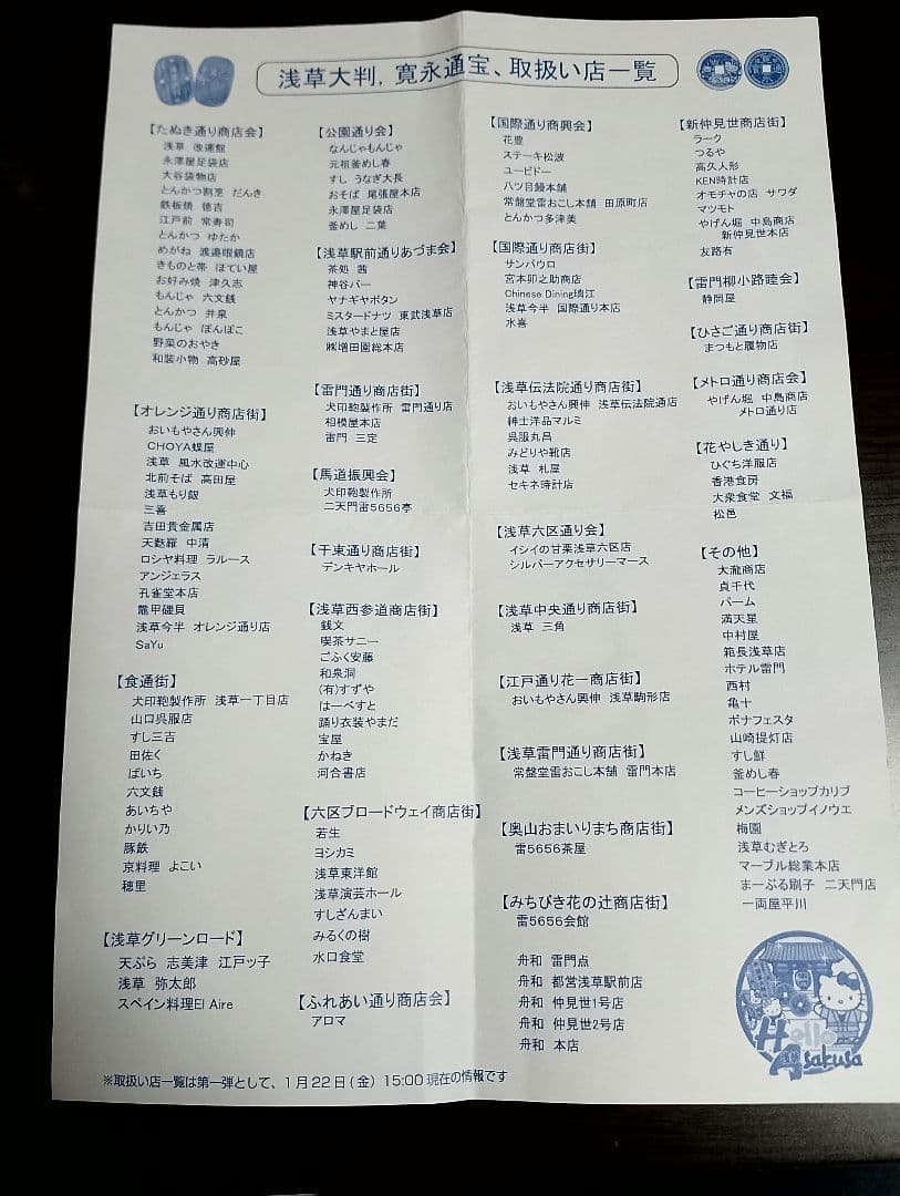 ハローキティ 浅草大判・寛永通寳デザインメダルセット