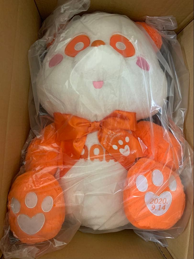AAA 15th Anniversary え〜パンダBIGぬいぐるみ【オレンジ】