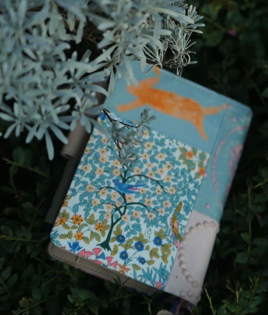 A5 ハンドメイド　　手帳カバーケース ミナペルホネン