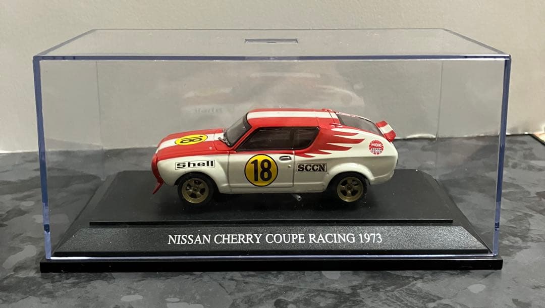 エブロ　レーシングカーコレクション　1/43 日産チェリークーペTSレーシング