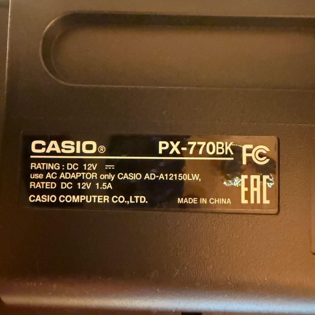 ● 美品 CASIO カシオ 電子ピアノ Privia PX-770BK