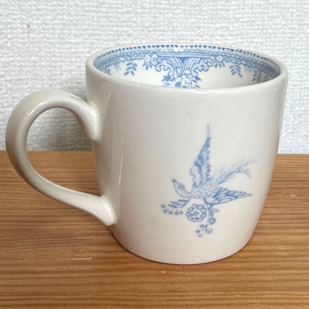 《バーレイ》ブルーアジアティックフェザンツ オズボーンマグカップ & プレート