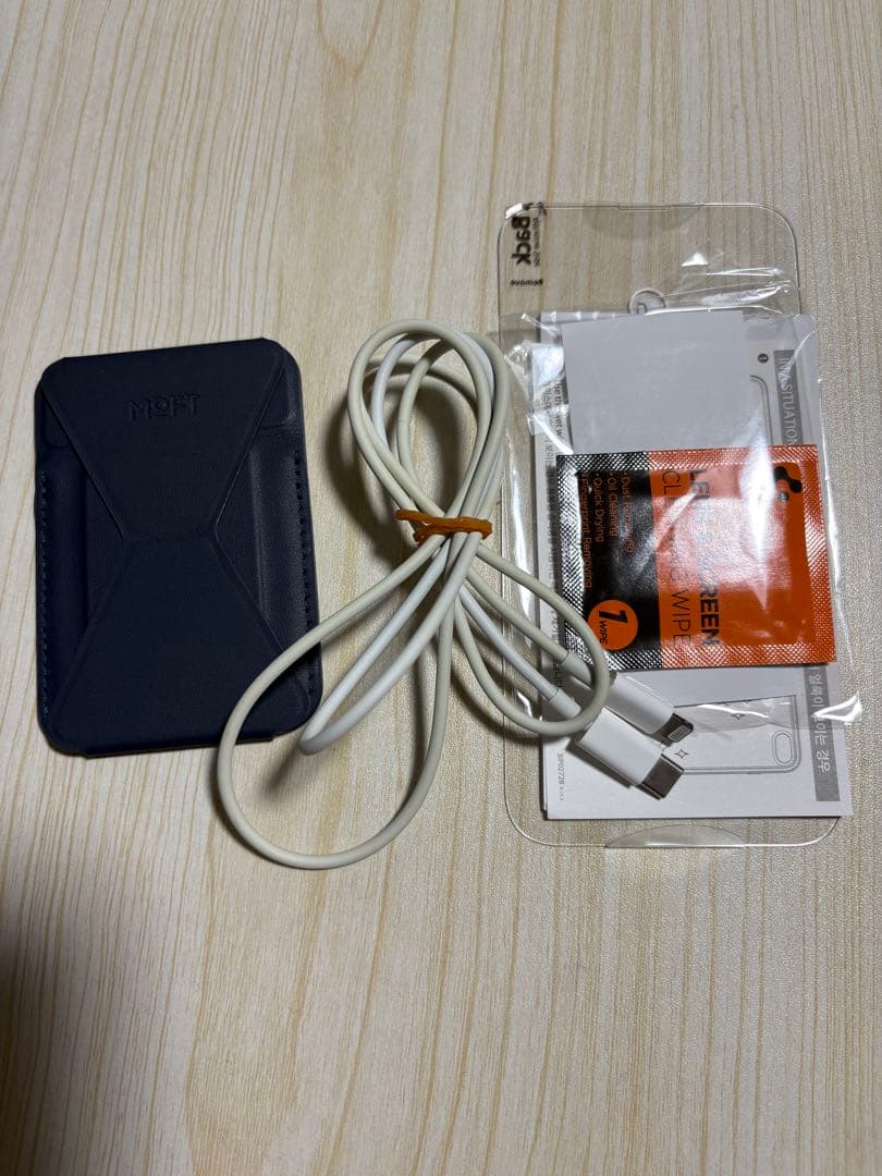 iPhone14 Plus/256GB/ミッドナイト/ 純正ケース2種　moft