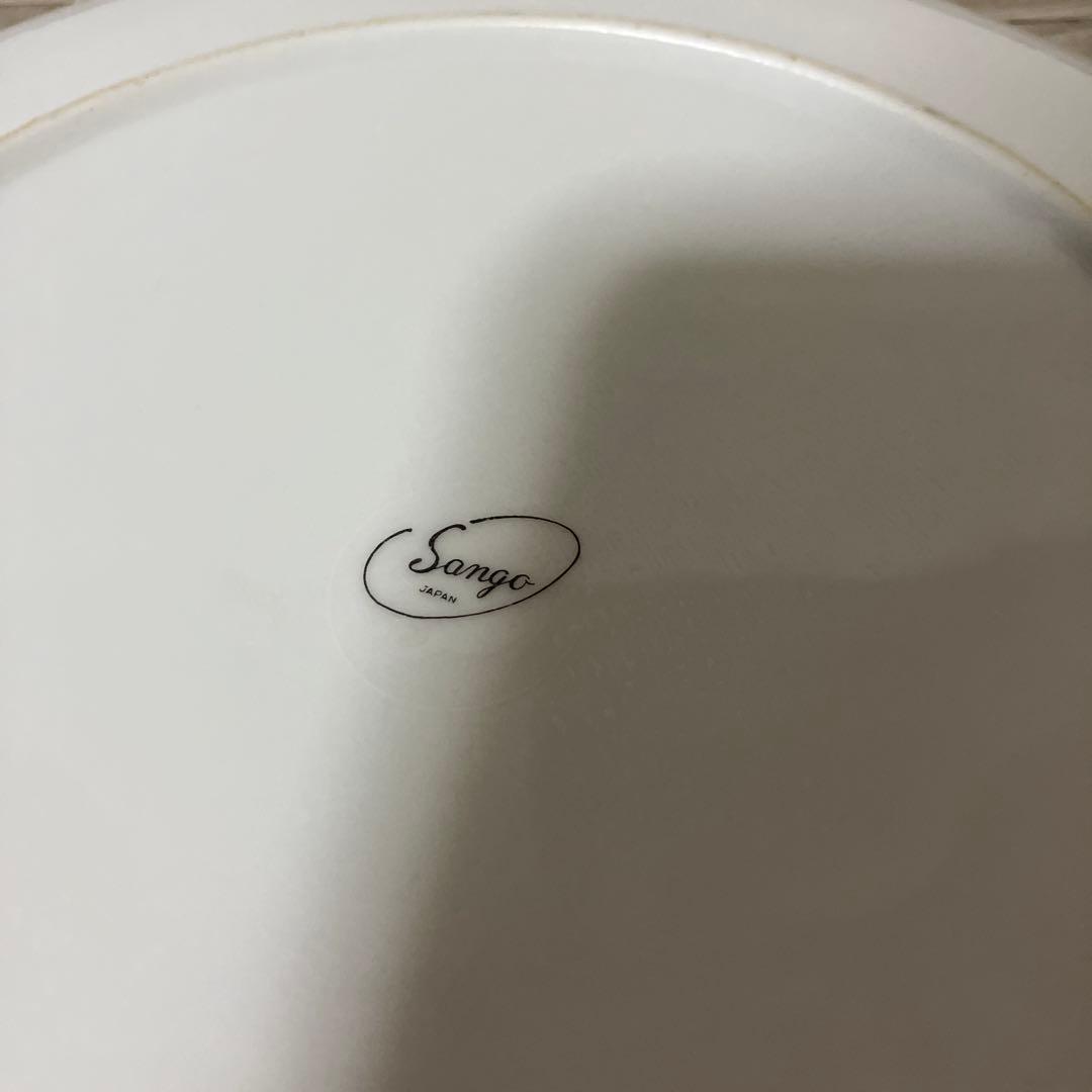 べ【希少】Sango 三郷陶器 プレート 2枚セット 航海図デザイン