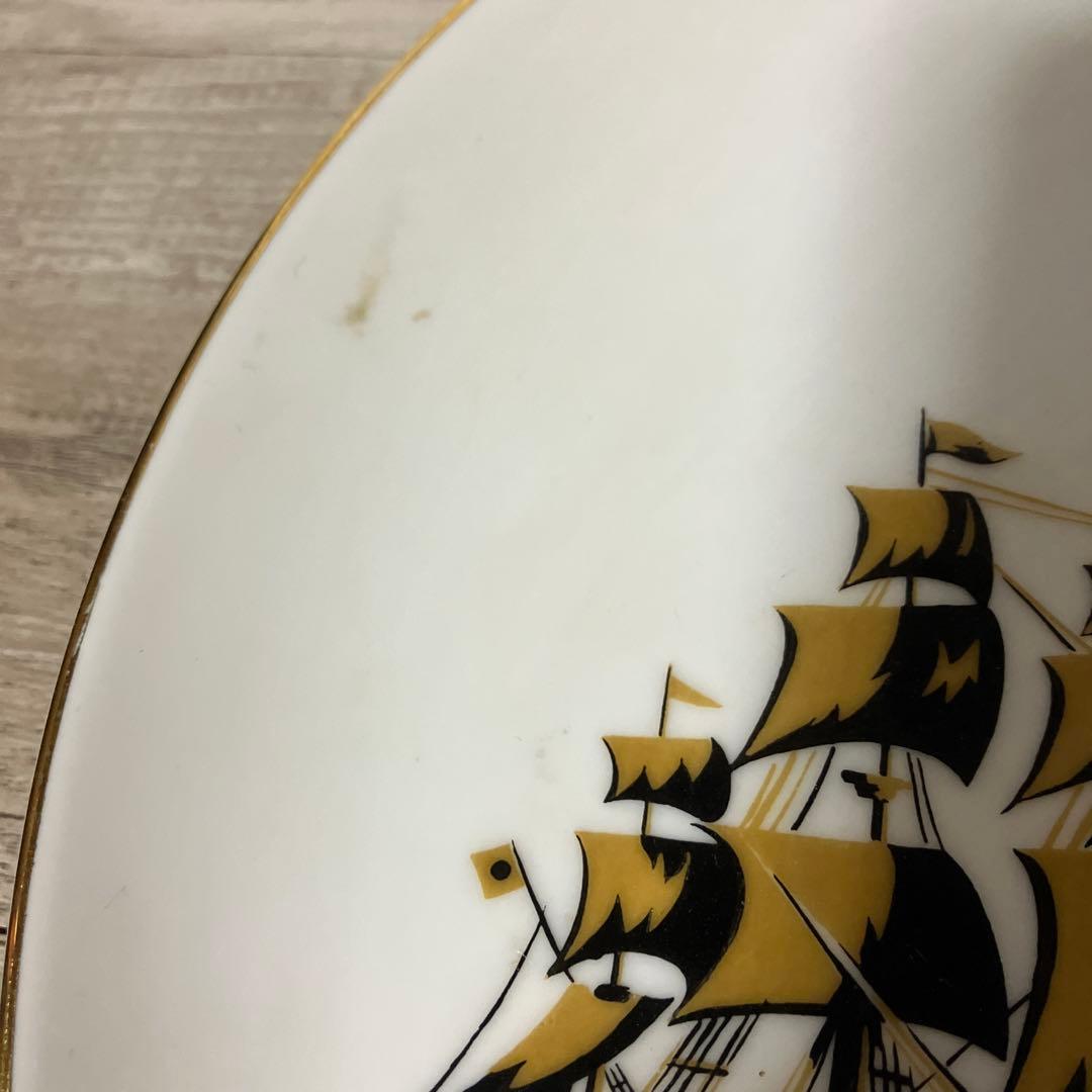 べ【希少】Sango 三郷陶器 プレート 2枚セット 航海図デザイン