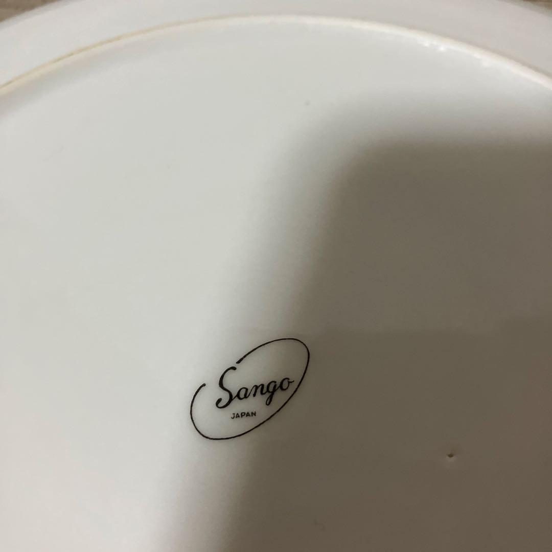 べ【希少】Sango 三郷陶器 プレート 2枚セット 航海図デザイン