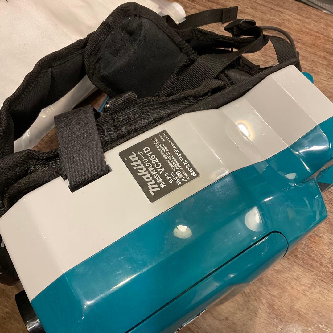 未使用 極美品！18V+18V=36V 充電式背負クリーナ VC261DZ