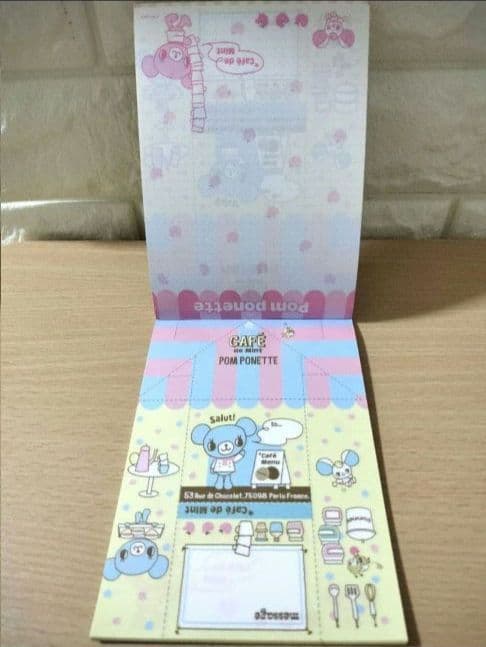 ☆当時物‼️激レア★ポンポネット遊べるメモ♥️ミントちゃんが折れる♥️1点限り☆