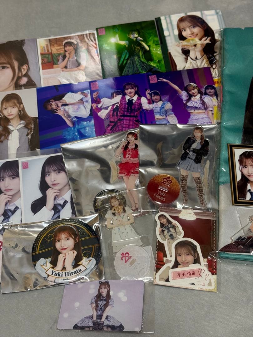 AKB48 平田侑希 アクスタ 生写真 缶バッジ まとめ売り