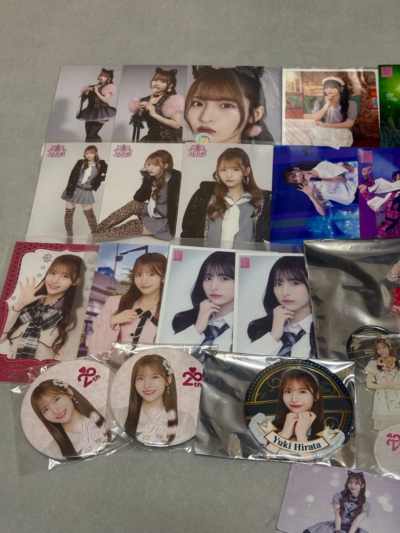 AKB48 平田侑希 アクスタ 生写真 缶バッジ まとめ売り