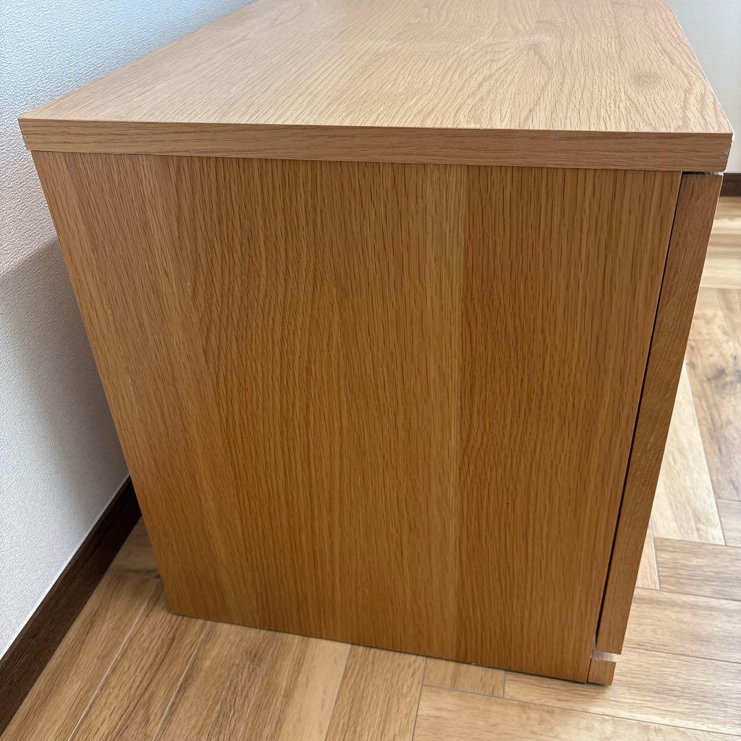 無印良品　木製AVラック　テレビ台　オーク材
