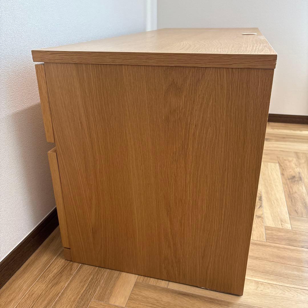 無印良品　木製AVラック　テレビ台　オーク材