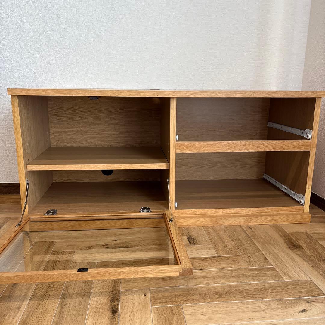 無印良品　木製AVラック　テレビ台　オーク材