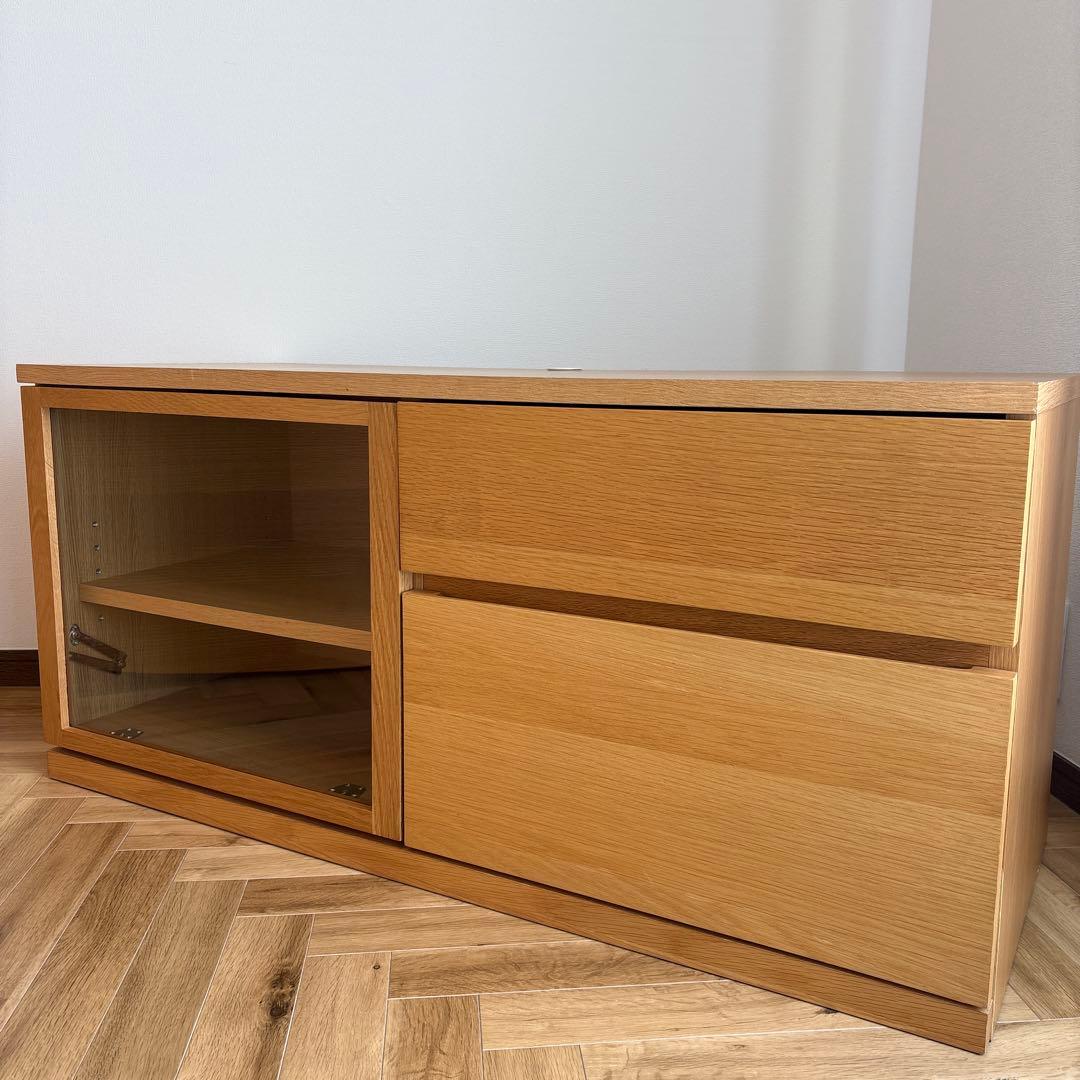 無印良品　木製AVラック　テレビ台　オーク材