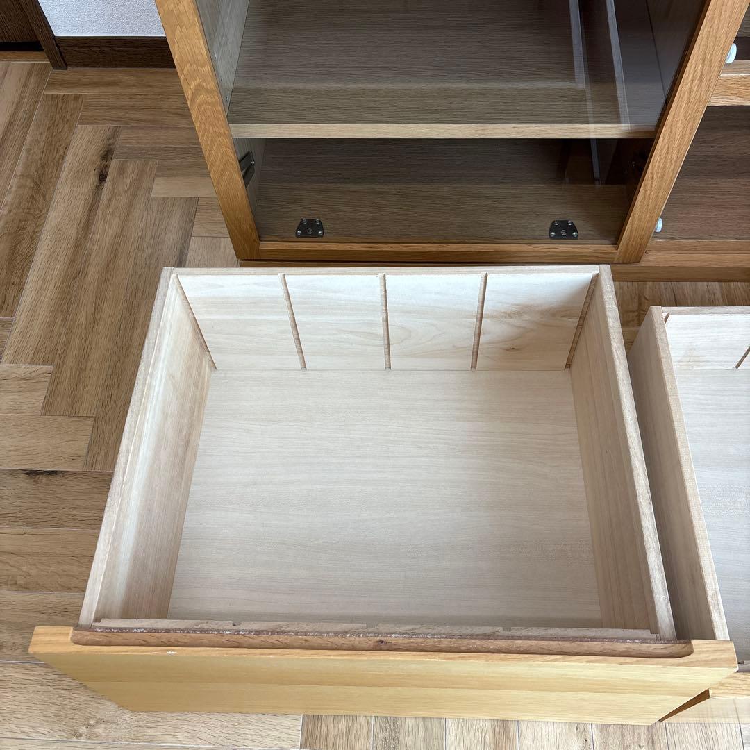 無印良品　木製AVラック　テレビ台　オーク材