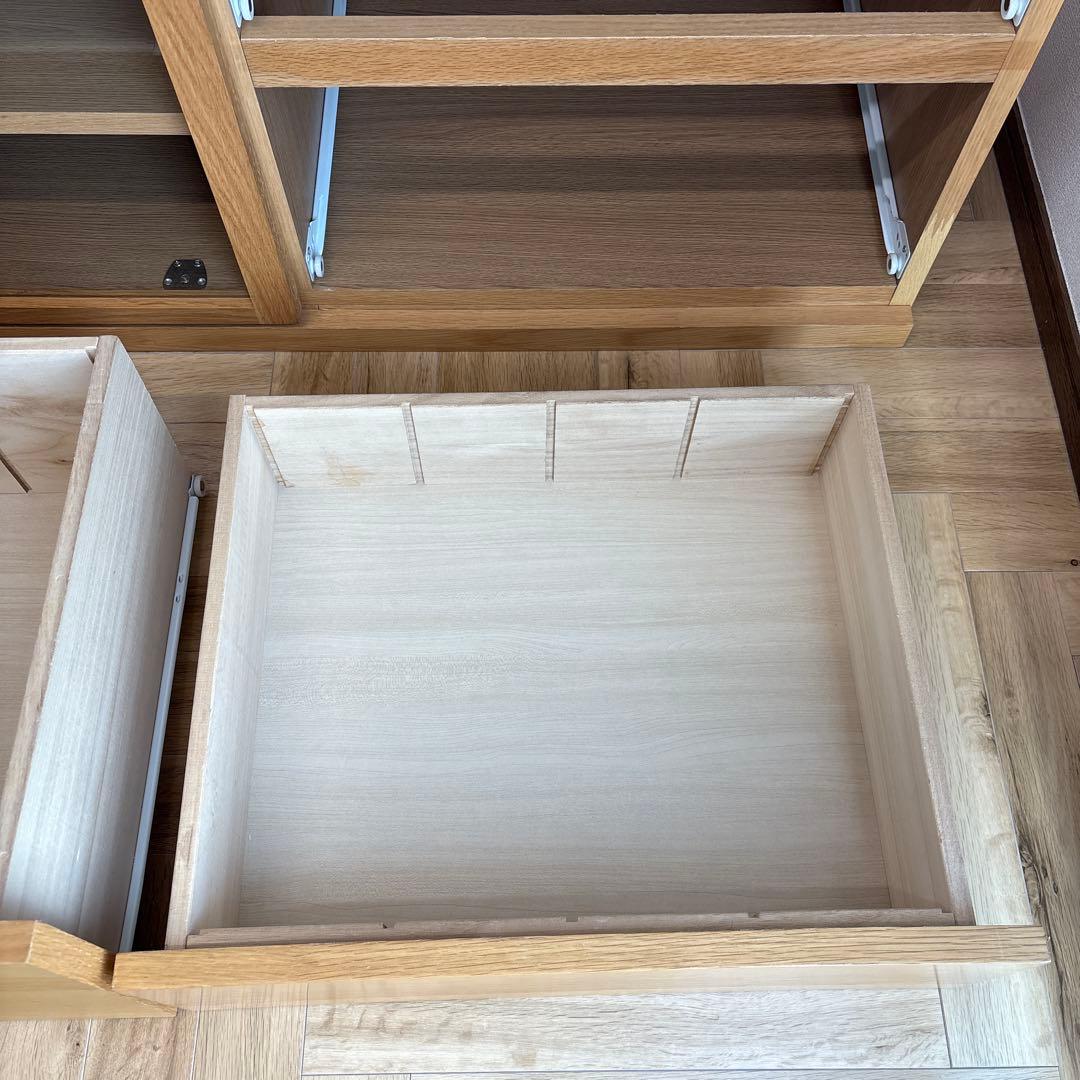 無印良品　木製AVラック　テレビ台　オーク材