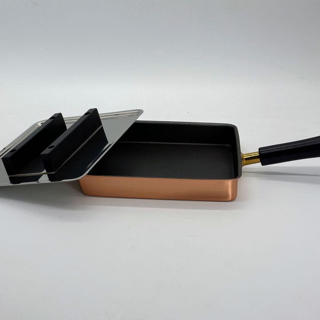 新品 COPPER100 銅製 玉子焼き器 RV-17 餃子器 卵焼きフライパン