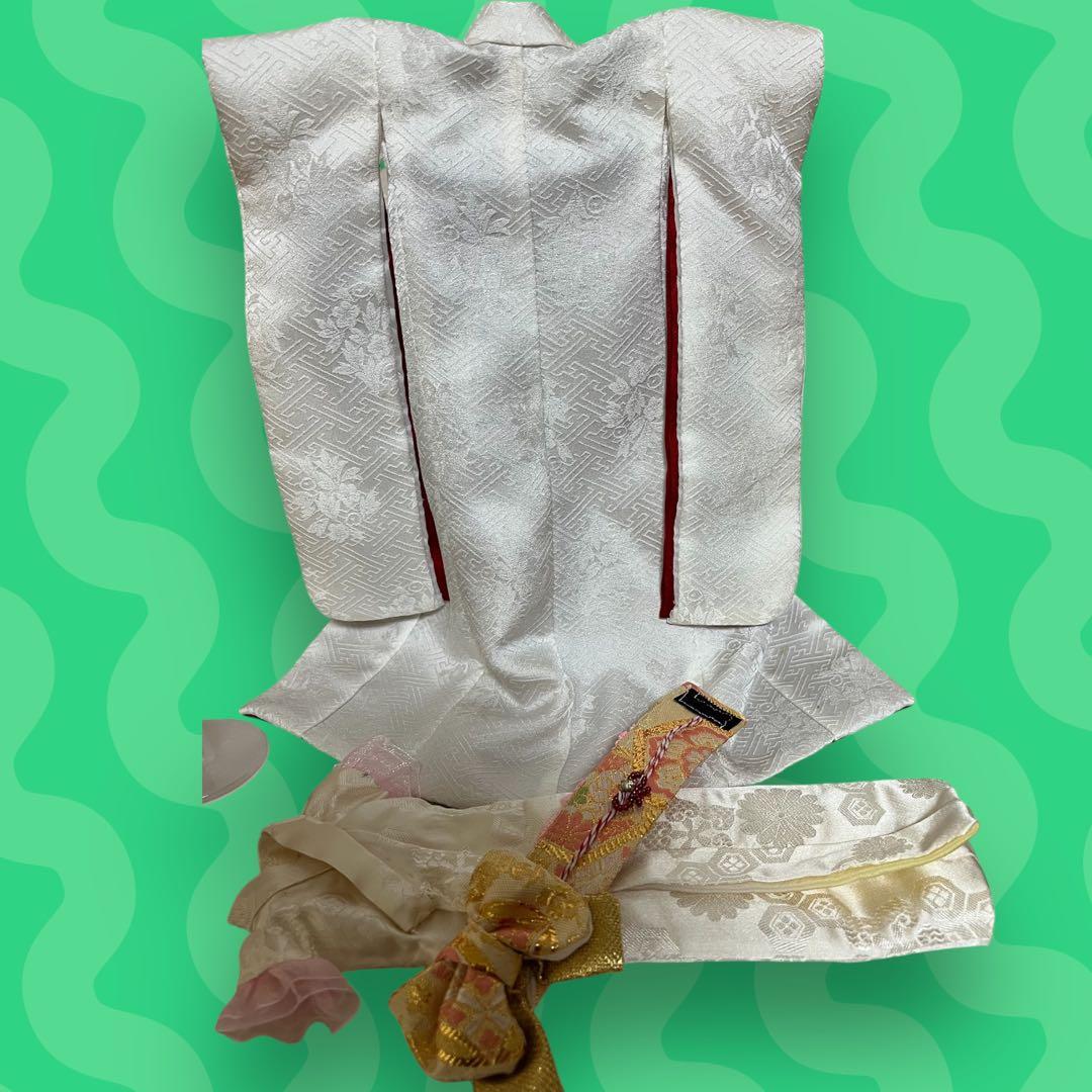 ポピーパーカー、ファションロイヤリティ白無垢ウエディング着物