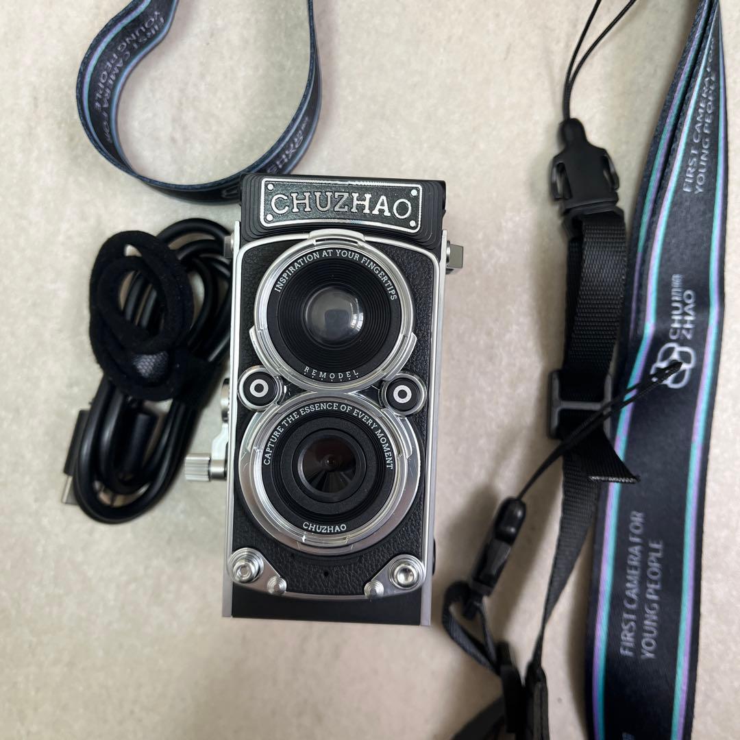 CHUZHAO デジタルカメラ ヴィンテージ二眼レフ