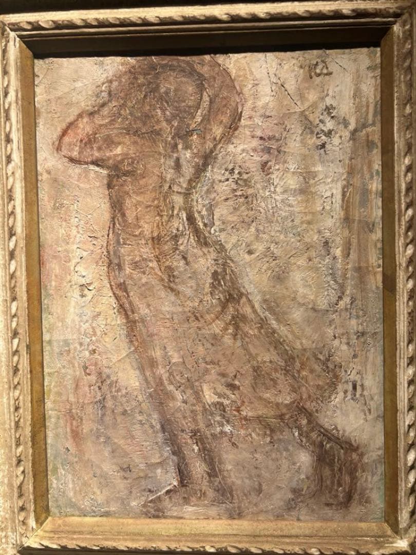 他の方発送×油彩画　肉筆画　時代物